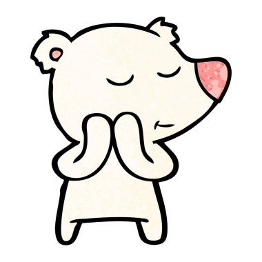 Çizgi film ayı vektör çizim 