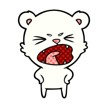 kızgın kutup ayısı karikatür