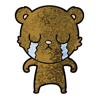 Çizgi film ayısının vektör çizimi