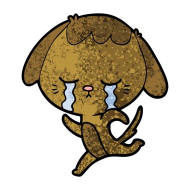 Çizgi film köpeğinin vektör çizimi