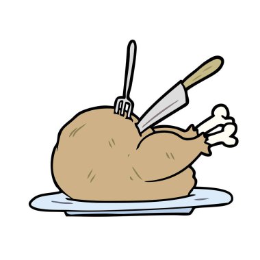 oyulmuş Türkiye pişmiş çizgi film