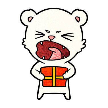 kızgın kutup ayısı karikatür