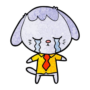 Çizgi film köpeğinin vektör çizimi