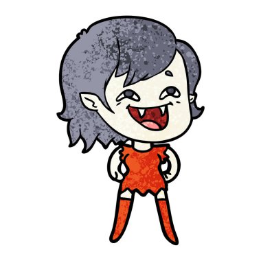 gülen vampir kız çizgi film