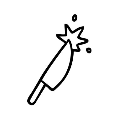 Çizgi film bıçağının vektör çizimi