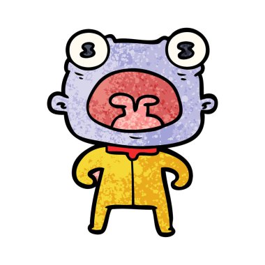 çizgi film garip uzaylı bağırarak