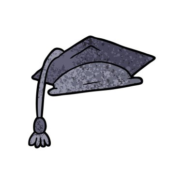 vektör çizim karikatür lisansüstü kap