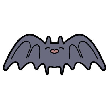 korkunç çizgi film yarasa vektör çizim