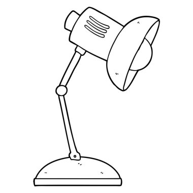 vektör çizim karikatür lamba