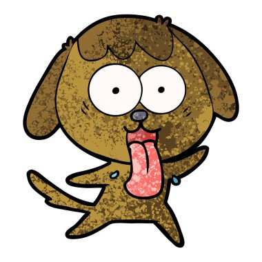 Çizgi film köpeğinin vektör çizimi