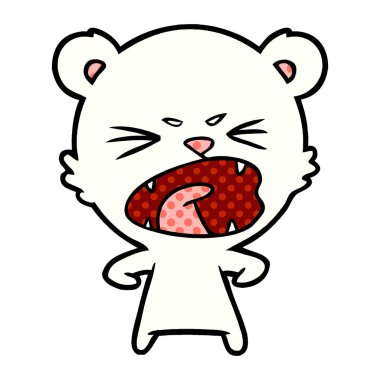 kızgın kutup ayısı karikatür