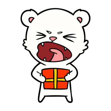 Çizgi film Kedi Vektörü İllüstrasyonu 