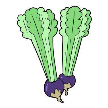 vektör çizim karikatür beetroots