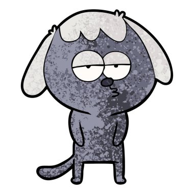 Çizgi film köpeğinin vektör çizimi