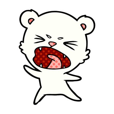 kızgın kutup ayısı karikatür