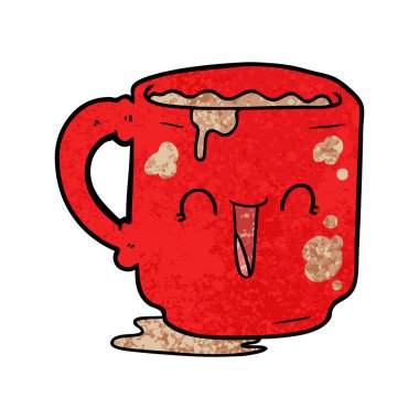 çizgi film kirli office kupa