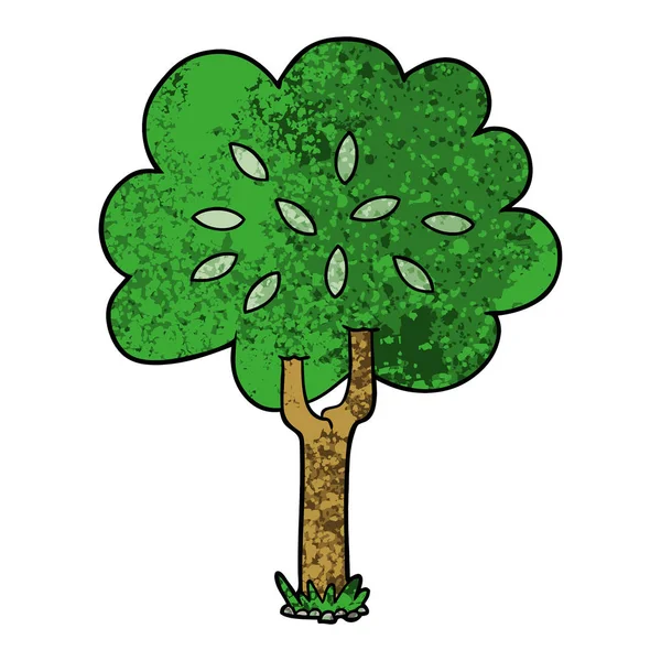 Illustration Vectorielle Dessin Animé Arbre — Image vectorielle