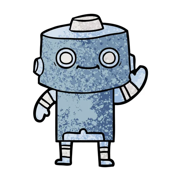 Ilustración Vectorial Del Robot Dibujos Animados — Archivo Imágenes Vectoriales