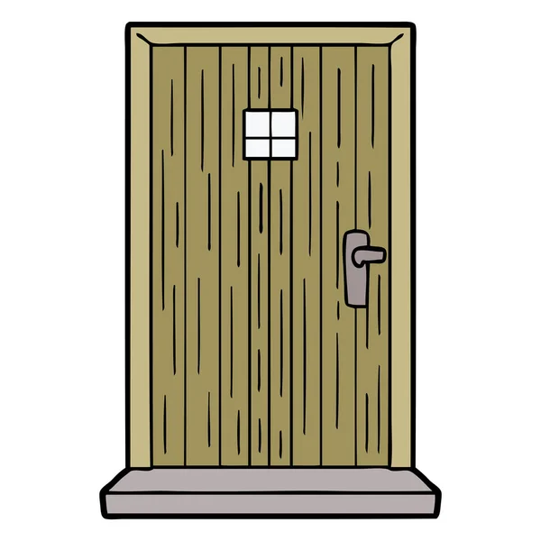 Καρτούν Εικονογράφηση Φορέα Πόρτα — Διανυσματικό Αρχείο