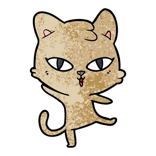 Vektor Illustration Der Cartoon Katze — Stockvektor