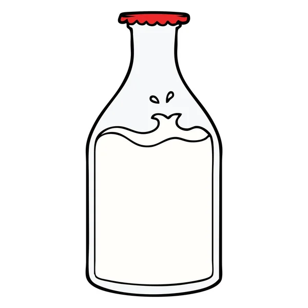 Illustrazione Vettoriale Della Bottiglia Del Fumetto — Vettoriale Stock