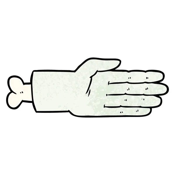 Векторна Ілюстрація Руки Мультфільму Зомбі — стоковий вектор