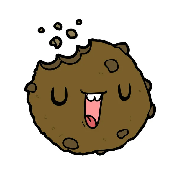 Illustration Vectorielle Cookie Dessin Animé — Image vectorielle