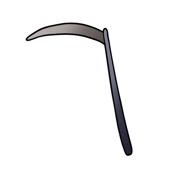 Vectorillustratie Van Cartoon Scythe — Stockvector