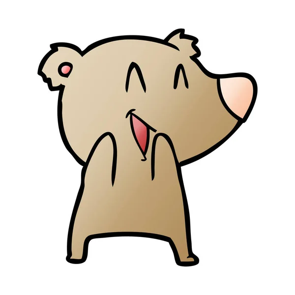 Векторная Иллюстрация Медвежьего Мультфильма Chraracter — стоковый вектор