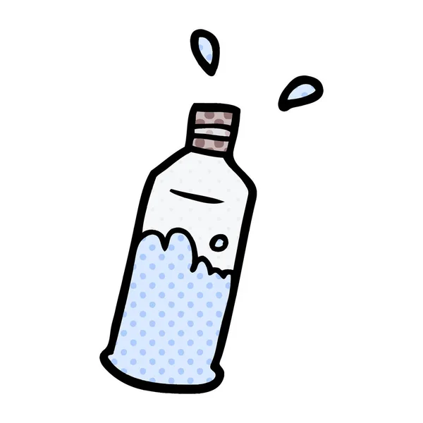 Vektor Illustration Der Cartoon Flasche — Stockvektor