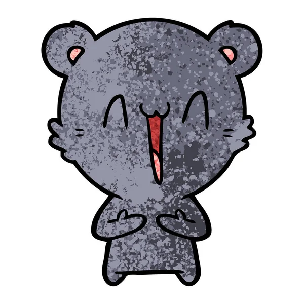 Ilustração Vetorial Personagem Desenho Animado Urso —  Vetores de Stock