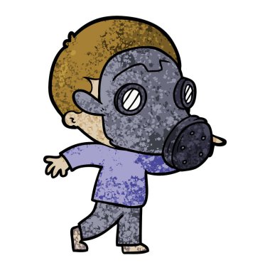 çizgi film adam işaret