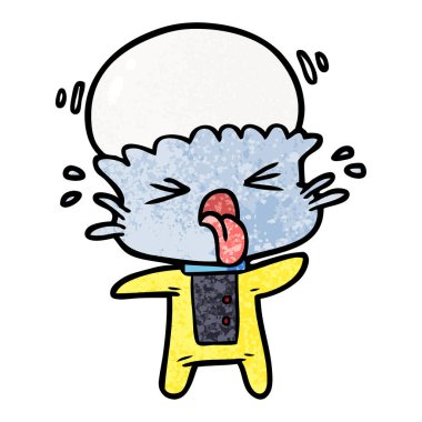 Çizgi film uzaylılarının vektör çizimi