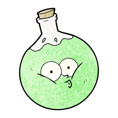 vektör çizim karikatür iksir