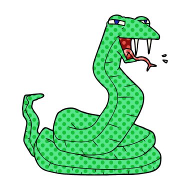 Çizgi film karakterinin vektör çizimi