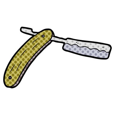 kesme boğaz jilet karikatür