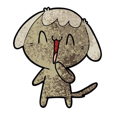 Çizgi film köpeğinin vektör çizimi