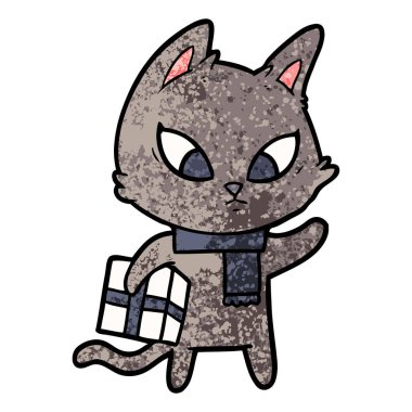 karışık karikatür kedi vektör çizim