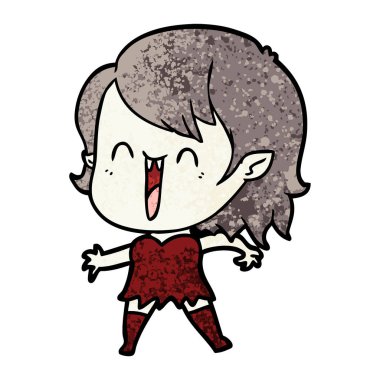vampir kız vektör çizim
