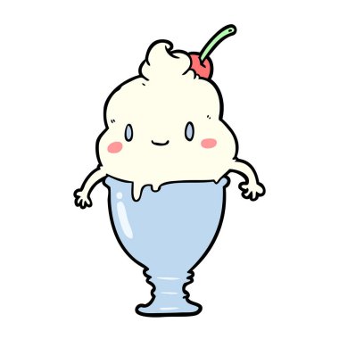 sevimli çizgi dondurma