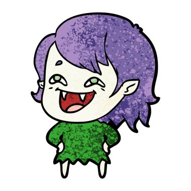 gülen vampir kız çizgi film