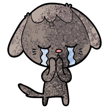 Çizgi film köpeğinin vektör çizimi