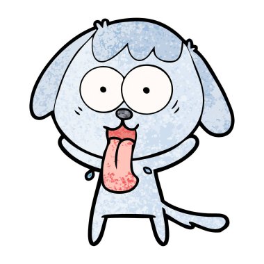 Çizgi film köpeğinin vektör çizimi