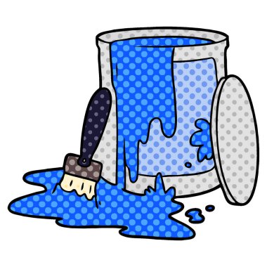 vektör çizim karikatür kova