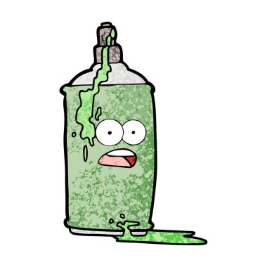 çizgi film sprey boya