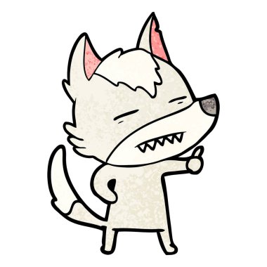 Kurt gösteren diş çizgi film