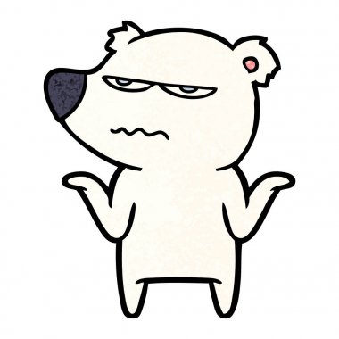 Çizgi film ayı vektör çizim 