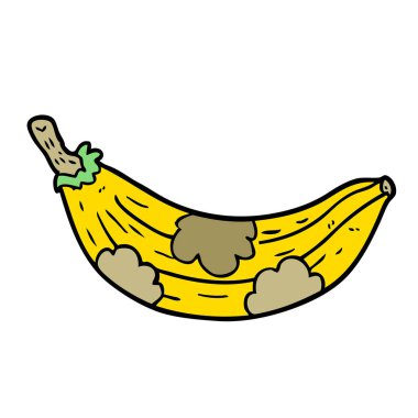 çizgi film eski muz kahverengi olacak