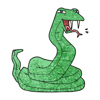 Çizgi film karakterinin vektör çizimi