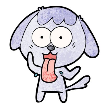 Çizgi film köpeğinin vektör çizimi